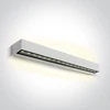 2x13W sieninis lauko šviestuvas, baltas, 3000K, IP65, 67526B3/W/W