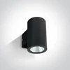 2x6W LED cilindro formos šviestuvas, juodas, 3000K, 67138/B/W