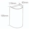 Sieninis šviestuvas, 2xGU10, antracito sp., IP65, 67536B/AN