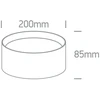 30W LED paviršinis šviestuvas, baltas, 3000/4000/5000K, IP44, 12130D/W/V
