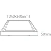 30W LED plafonas, antracito sp., 3000K, 67384A/AN/W