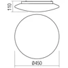 32W LED paviršinis šviestuvas ANTIBA, baltas, 3000K, IP44, 01-2990