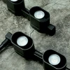 36W LED modulinis sieninis fasado šviestuvas, juodas, 3000K, IP67, LS79