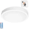 36W LED paviršinis šviestuvas NAIROS PREMIUM G2, baltas, 3000K/4000K/6500K, su judesio davikliu