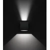 3W LED sieninis fasado šviestuvas DODO 60, tamsiai pilkas, 3000K, šviečia į abi puses, dimeriuojamas