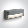 3W LED sieninis lauko šviestuvas, pilkas, 3000K, 67176/G/W