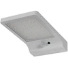 3W LED sieninis lauko šviestuvas DOOR, sidabro sp., 4000K, su saulės baterija ir judesio davikliu, IP44