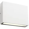 Sieninis šviestuvas 4,4W LED sieninis lauko šviestuvas KAMAL, baltas, 4000K, IP54, šviečia į viršų ir į apačią, 90378