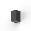 Sieninis šviestuvas 4W LED sieninis fasado šviestuvas OXEN, juodas, 2700/3000K, IP65, A2094070N