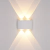 Sieninis šviestuvas Italux 4W LED sieninis fasado šviestuvas GILBERTO, baltas, 3000K