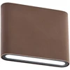 6,5W LED sieninis lauko šviestuvas POCKET, tamsiai rudas, 3000K, IP54, 9053