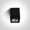 6W LED cilindro formos šviestuvas, juodas, 3000K, 67138D/B/W