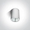 6W LED cilindro formos šviestuvas, baltas, 3000K, 67138C/W/W