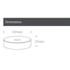 6W LED paviršinis lauko šviestuvas, baltas, 3000K, 67484/W/W