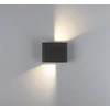 6W LED sieninis fasado šviestuvas, juodas, 3000/4000K, IP65, šviečia į viršų ir į apačią, E433