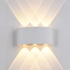 Pakabinamas šviestuvas 6W LED sieninis fasado šviestuvas GILBERTO, baltas, 3000K