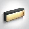 Sieninis šviestuvas 6W LED sieninis fasado šviestuvas, antracito sp., 2200/2700/3000/4000K, IP65, 67359B/AN/V