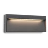 Sieninis šviestuvas 6W LED sieninis fasado šviestuvas EVEN, tamsiai pilkas, 3000K, IP54, 9153