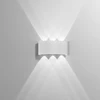6W LED sieninis fasado šviestuvas BEETLE, baltas, CCT, IP54