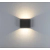 6W LED sieninis fasado šviestuvas, juodas, 3000/4000K, IP65, šviečia į viršų ir į apačią, E433