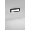 6W LED sieninis fasado šviestuvas laiptų apšvietimui OASIS, juodas, CCT, IP65
