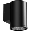 Sieninis šviestuvas 6W LED sieninis fasado šviestuvas SPOT ROUND, juodas, 4000K, 15°, IP65
