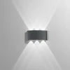 6W LED sieninis fasado šviestuvas BEETLE, antracito sp., CCT, IP54