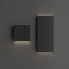 6W LED sieninis fasado šviestuvas POST-IT, juodas, 3000K, IP65, šviečia į viršų ir į apačią, 369419