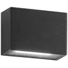 Sieninis šviestuvas 6W LED sieninis fasado šviestuvas AGERA, juodas, CCT, IP54