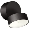 Sieninis šviestuvas 6W LED sieninis fasado šviestuvas, juodas, 3000K, IP65, E435