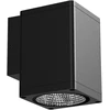 6W LED sieninis fasado šviestuvas SPOT SQUARE, juodas, 4000K, 60°, IP65
