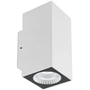 Sieninis šviestuvas 6W LED sieninis lauko šviestuvas QUAD, baltas, 3000K, IP65, 90087