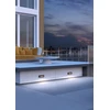 Sieninis šviestuvas 6W LED sieninis lauko šviestuvas KRUP, tamsiai pilkas, 3000K, IP65, 90367