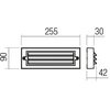 Sieninis šviestuvas 6W LED sieninis lauko šviestuvas KRUP, tamsiai pilkas, 3000K, IP65, 90367