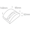 6W LED šviestuvas lango apšvietimui, antracito sp., 3000K, 67454/AN/W