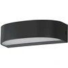7,6W LED sieninis lauko šviestuvas ENDURA STYLE, tamsiai pilkas, 3000K, IP65