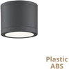 7W LED paviršinis fasado šviestuvas TISSU, tamsiai pilkas, 3000K, IP65, 4333300