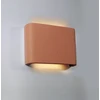 7W LED sieninis fasado šviestuvas ADALIN, raudonas, 3000K, IP65, šviečia į viršų ir į apačią, 4327801
