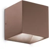 Sieninis šviestuvas Ideal Lux 8,5W LED sieninis fasado šviestuvas RUBIK, kavos sp., 3000K, IP54, 326627