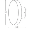 8W LED paviršinis lauko šviestuvas, baltas, 3000K, E304