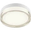8W LED paviršinis šviestuvas FRISBI, matinės baltos sp., 3000K, IP44, 01-3729