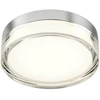 8W LED paviršinis šviestuvas FRISBI, chromo sp., 3000K, IP44, 01-3725