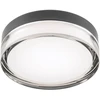 8W LED paviršinis šviestuvas FRISBI, matinės juodos sp., 3000K, IP44, 01-3733