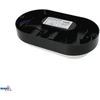 Bemko 8W LED plafonas KANLO, juodas, 4000K, IP54, 120°, su judesio davikliu