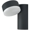8W LED sieninis lauko šviestuvas ENDURA STYLE, tamsiai pilkas, 3000K, IP44