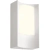 8W LED sieninis lauko šviestuvas WARP, baltas, 3000K, IP44