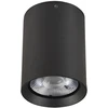Lubinis šviestuvas 9W LED paviršinis fasado šviestuvas CERVIA 3K, juodas, 3000K