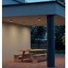 9W LED paviršinis fasado šviestuvas AKRON, tamsiai pilkas, 3000K, IP54, 90107