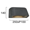 9W LED sieninis fasado šviestuvas KRABI, pilkas, 3000K, IP65, 4319900