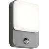9W LED sieninis lauko šviestuvas COLIN, tamsiai pilkas, 4000K, IP54, su judesio davikliu, 90134